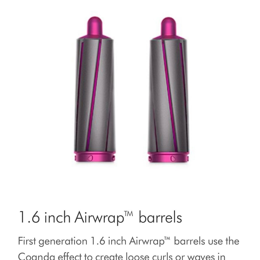Dyson Airwrap Barrels (new) 1.2, 1.6